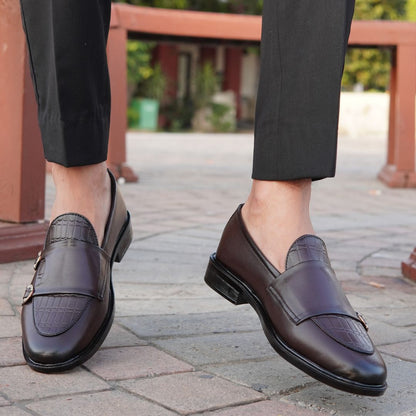 BROWN STRAP LOAFER