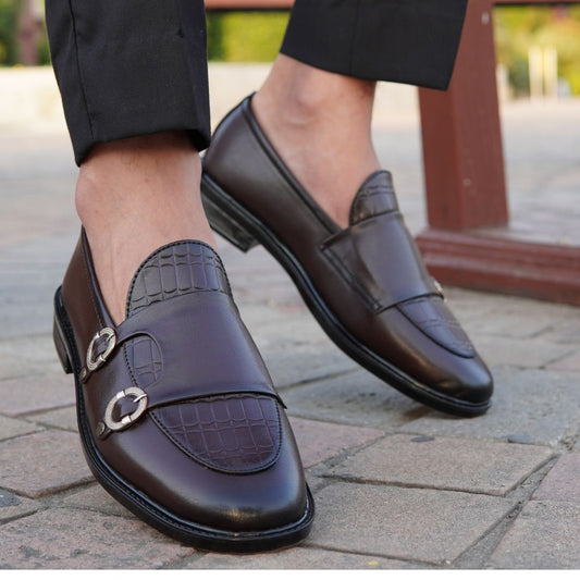 BROWN STRAP LOAFER