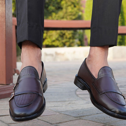 BROWN STRAP LOAFER