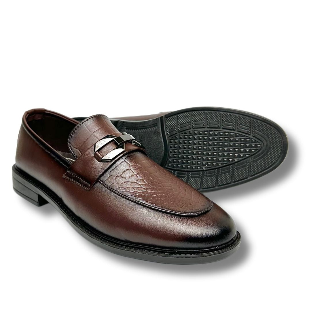 LUXURY BROWN FORMAL LOAFER