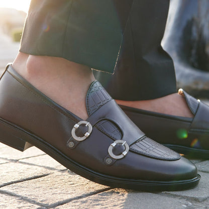 BROWN STRAP LOAFER